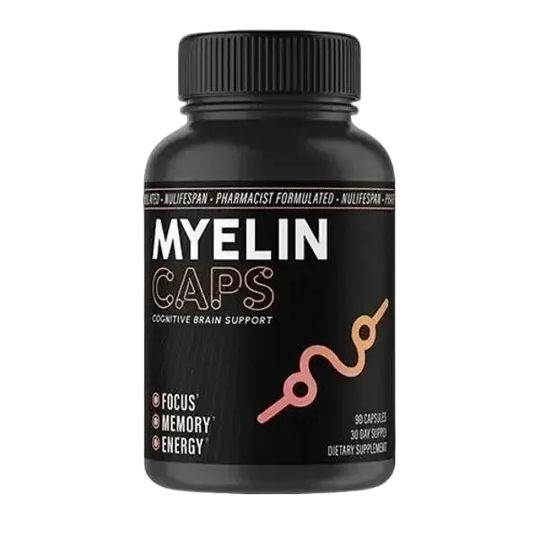 NuLifeSpan Myelin Caps — 90 capsules, cognitive brain support